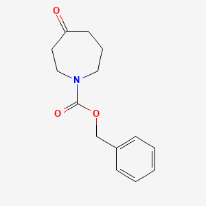 molecular formula C14H17NO3 B1270719 Benzyl 4-oxoazepane-1-carboxylate CAS No. 83621-33-4