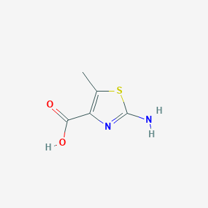 molecular formula C5H6N2O2S B1270720 2-amino-5-methyl-1,3-thiazole-4-carboxylic Acid CAS No. 688064-14-4