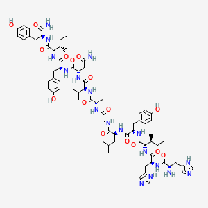 molecular formula C71H100N18O16 B12707203 Xelafaslatide CAS No. 2040964-58-5