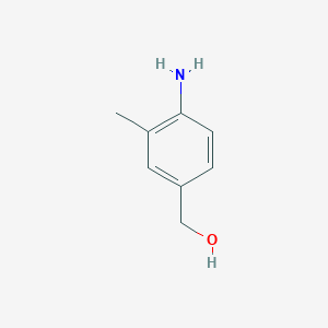 molecular formula C8H11NO B1270724 (4-Amino-3-methylphenyl)methanol CAS No. 88990-57-2