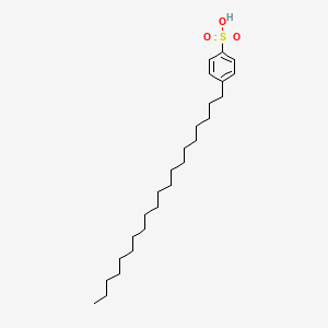 molecular formula C26H46O3S B12707266 4-Icosylbenzenesulfonic acid 