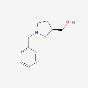 molecular formula C12H17NO B1270727 (R)-(1-Benzyl-pyrrolidin-3-yl)-methanol CAS No. 303111-43-5
