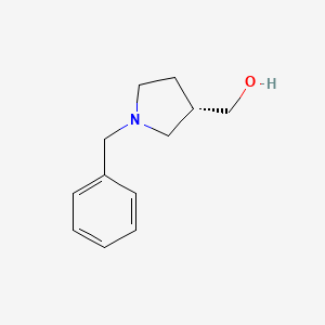 molecular formula C12H17NO B1270728 (S)-(1-苄基吡咯烷-3-基)甲醇 CAS No. 78914-69-9