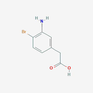 2-(3-Amino-4-bromophenyl)acetic acid
