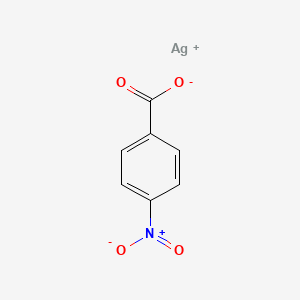molecular formula C7H4AgNO4 B12707425 Silver 4-nitrobenzoate CAS No. 35363-49-6