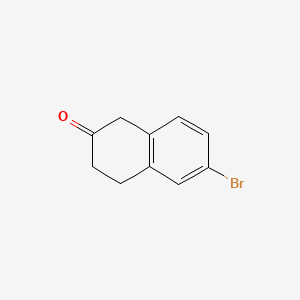 molecular formula C10H9BrO B1270756 6-Bromo-2-tetralone CAS No. 4133-35-1