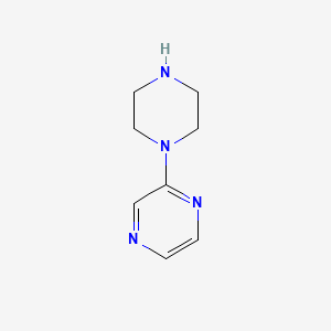 molecular formula C8H12N4 B1270772 2-(Piperazin-1-yl)pyrazine CAS No. 34803-68-4