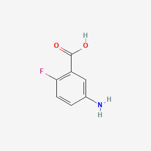 molecular formula C7H6FNO2 B1270789 5-Amino-2-fluorobenzoic acid CAS No. 56741-33-4