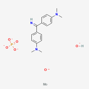 molecular formula C17H22MoN3O6P-6 B12707961 Einecs 283-666-7 CAS No. 84696-61-7