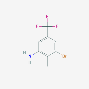 3-Bromo-2-methyl-5-(trifluoromethyl)aniline