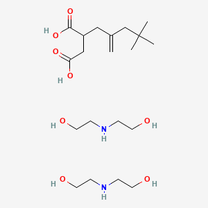 molecular formula C20H42N2O8 B12708066 Einecs 302-059-0 CAS No. 94088-57-0