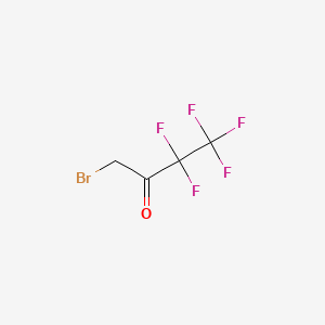 molecular formula C4H2BrF5O B1270807 1-Bromo-3,3,4,4,4-pentafluorobutan-2-one CAS No. 92737-01-4