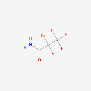 2-Bromo-2,3,3,3-tetrafluoropropanamide