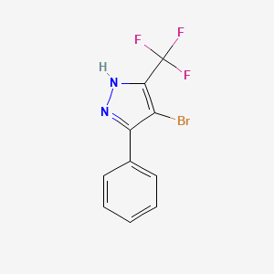 4-Bromo-5-phenyl-3-(trifluoromethyl)pyrazole