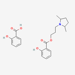 molecular formula C23H29NO6 B12708190 Einecs 302-844-8 CAS No. 94134-75-5