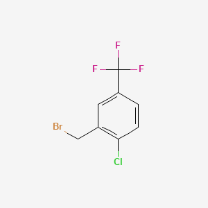 2-(Bromomethyl)-1-chloro-4-(trifluoromethyl)benzene