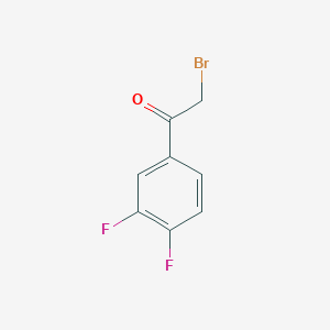 molecular formula C8H5BrF2O B1270823 2-bromo-1-(3,4-difluorophenyl)ethanone CAS No. 40706-98-7