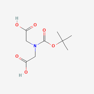 molecular formula C9H15NO6 B1270830 N-Boc-亚胺二乙酸 CAS No. 56074-20-5