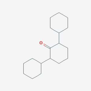 molecular formula C18H30O B127084 2,6-Dicyclohexylcyclohexanone CAS No. 38320-20-6