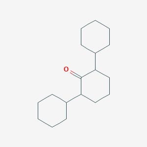 molecular formula C18H30O B127084 2,6-Dicyclohexylcyclohexan-1-one CAS No. 38320-20-6