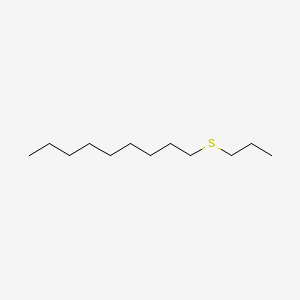 molecular formula C12H26S B12708465 4-Thiatridecane CAS No. 62103-66-6