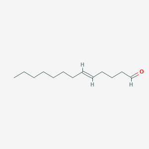 molecular formula C13H24O B12708525 5-Tridecenal CAS No. 1195178-71-2