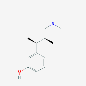 molecular formula C14H23NO B12708565 Tapentadol enantiomer CAS No. 454221-04-6