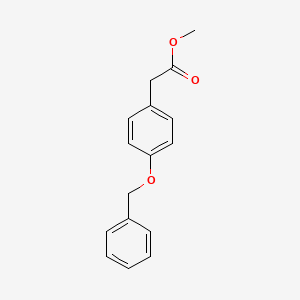 molecular formula C16H16O3 B1270861 Methyl 2-(4-(benzyloxy)phenyl)acetate CAS No. 68641-16-7