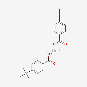 molecular formula C22H26O4Pb B12708638 Lead(2+) 4-(1,1-dimethylethyl)benzoate CAS No. 85292-77-9