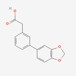 3-Biphenyl-[1,3]dioxol-5-yl-acetic acid