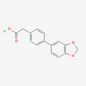 4-Biphenyl-[1,3]dioxol-5-yl-acetic acid