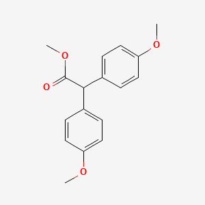 molecular formula C17H18O4 B12708692 Methyl bis(4-methoxyphenyl)acetate CAS No. 5359-41-1