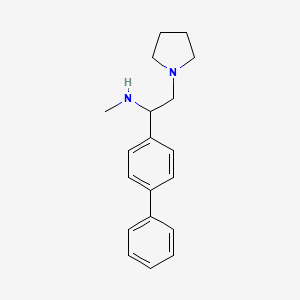 (1-Biphenyl-4-yl-2-pyrrolidin-1-yl-ethyl)-methyl-amine