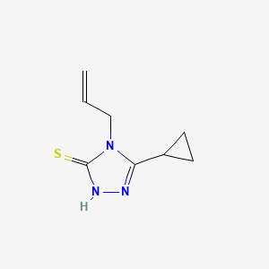4-allyl-5-cyclopropyl-4H-1,2,4-triazole-3-thiol