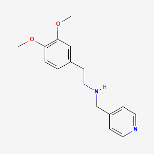 2-(3,4-dimethoxyphenyl)-N-(pyridin-4-ylmethyl)ethanamine