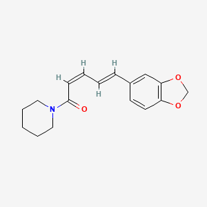 molecular formula C17H19NO3 B12708832 Isopiperine CAS No. 30511-76-3