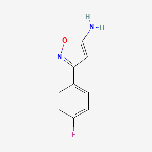 3-(4-Fluorophenyl)isoxazol-5-amine