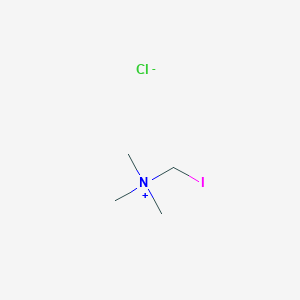 molecular formula C4H11ClIN B12708930 Iodomethyltrimethylammonium chloride CAS No. 65603-17-0