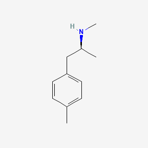 molecular formula C11H17N B12708943 4-Methylmethamphetamine, (S)- CAS No. 113358-79-5