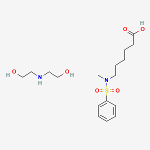 molecular formula C17H30N2O6S B12708957 Einecs 285-029-9 CAS No. 85005-99-8