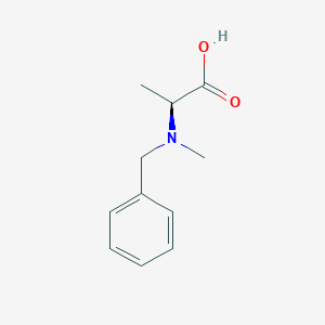 molecular formula C11H15NO2 B1270897 Benzyl-N-methyl-L-alanine CAS No. 63238-82-4