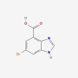 molecular formula C8H5BrN2O2 B1270903 6-bromo-1H-benzoimidazole-4-carboxylic Acid CAS No. 255064-08-5