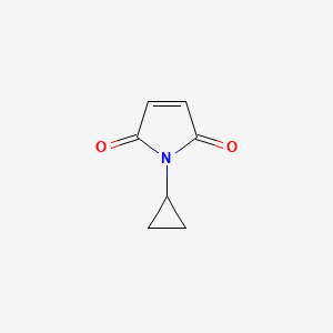 molecular formula C7H7NO2 B1270906 1-环丙基-1H-吡咯-2,5-二酮 CAS No. 28001-33-4