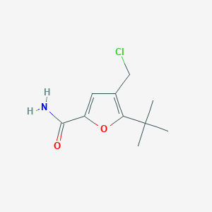 5-Tert-butyl-4-(chloromethyl)-2-furamide