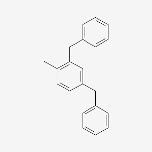 molecular formula C21H20 B12709100 2,4-Dibenzyltoluene CAS No. 94871-33-7
