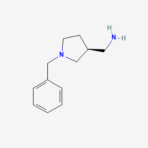 molecular formula C12H18N2 B1270914 (S)-3-Aminomethyl-1-benzylpyrrolidine CAS No. 229323-07-3