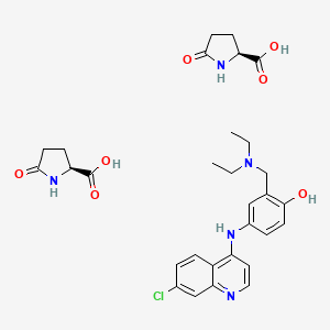 molecular formula C30H36ClN5O7 B12709198 Einecs 300-472-0 CAS No. 93940-73-9