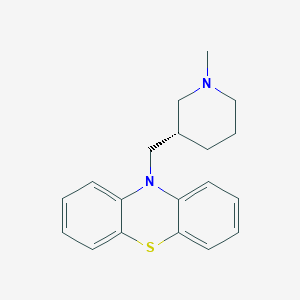 molecular formula C19H22N2S B12709245 Mepazine, (S)- CAS No. 1460240-94-1