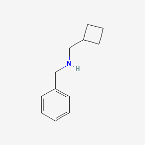 molecular formula C12H17N B1270926 N-benzyl-1-cyclobutylmethanamine CAS No. 356539-83-8