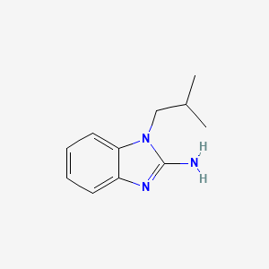 molecular formula C11H15N3 B1270929 1-Isobutyl-1H-benzimidazol-2-amine CAS No. 519167-93-2